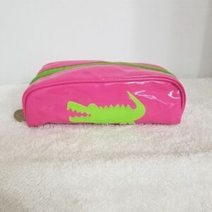 Buckhead Betties Neon Alligator Pencil Pouch or cosmetic bag